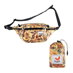 Best Hiking Waist Pack 2L Waterproof Fanny Pack for Men Women_Yeallow leaf color