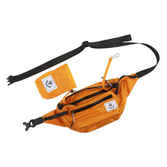 Best Hiking Waist Pack 2L Waterproof Fanny Pack for Men Women_Orange color