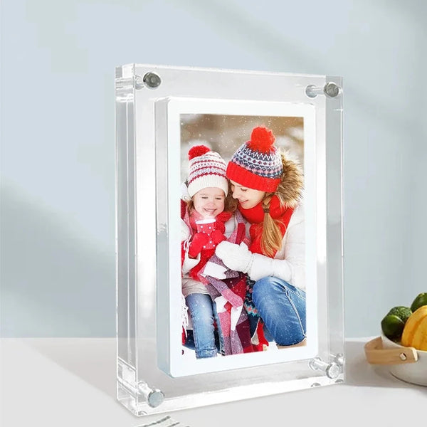 Acrylic Digital Photo Frame 5/7 Inch Motion Video Frame