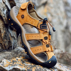 Outdoor Hiking Sandals for Men & Women | Premium Leather, Waterproof & Non-Slip