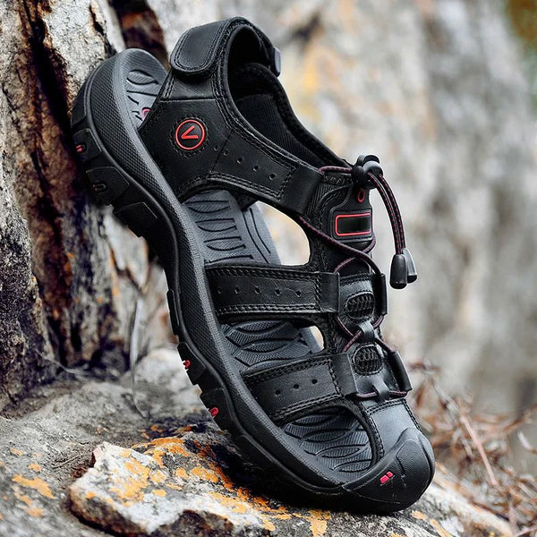 Outdoor Hiking Sandals for Men & Women | Premium Leather, Waterproof & Non-Slip