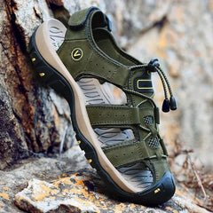 Outdoor Hiking Sandals for Men & Women | Premium Leather, Waterproof & Non-Slip