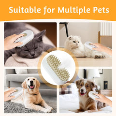 Cat Steam Brush Dog Hair Removal 3-in-1 Electric Spray Hair Brushes not specified