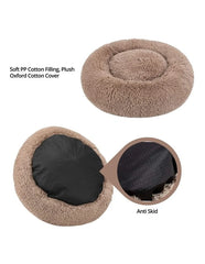 Dog Bed Calming Cat Bed Super Soft Fluffy Washable Anti-Anxiety 40-90cm not specified