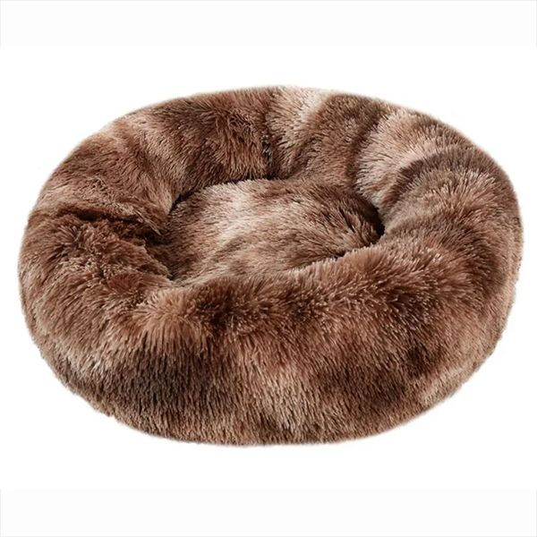Dog Bed Calming Cat Bed Super Soft Fluffy Washable Anti-Anxiety 40-90cm