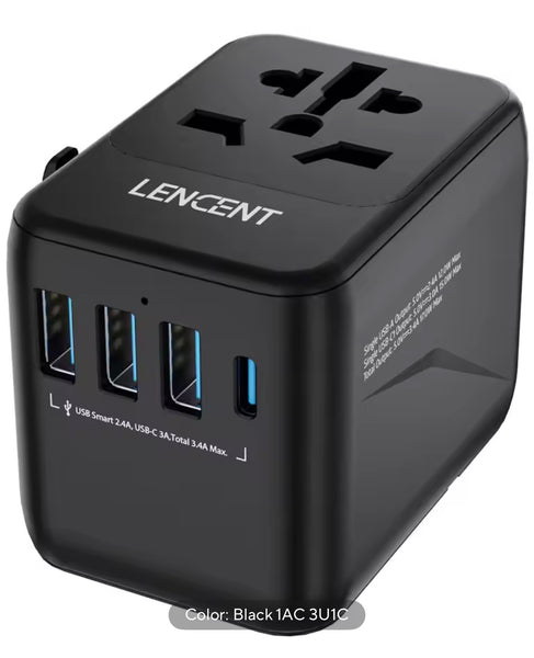 Best Universal Travel Power Adapter US EU UK AU ASIA
