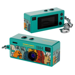 Vintage Thumb Camera 1984 Style – Pocket-Sized 1080P Camera with Flash