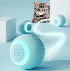 Interactive Cat Ball Toy Pet Silicone Premium Rechargeable with Light not specified