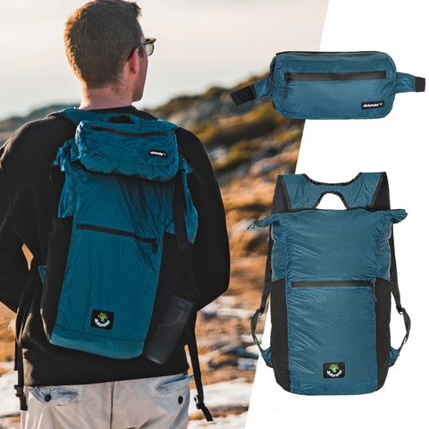 4Monster Backpack Waist Pack 2 in 1 Waterproof Lightweight (Copy) 4Monster