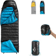 Best Ultralight Sleeping Bag (-11°C): CW400 Duck Down, Lightweight & Warm by Naturehike