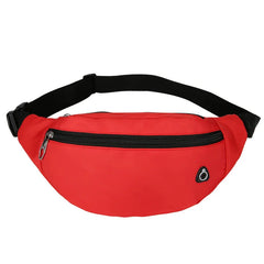 Waist Pack for Hiking Travel Waterproof Fanny Pack_Red color