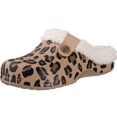 Warm UGG Clogs Slippers Women's Men's EVA Waterproof Non-slip_Leopard print color