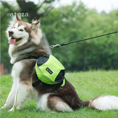 Dog Harness Backpack Reflective Adjustable S M L Hike Camping Dog Bag About Camping