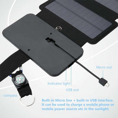 Multifunctional Portable Solar Charger 5V 2.1A USB Power Bank – your ultimate camping tool! - About Camping