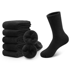 Top-Rated Merino Wool Socks Thermal Hiking & Mountains_Black