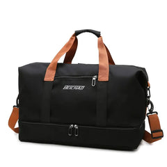 AboutCamping_Travel Tote Bag_Black color