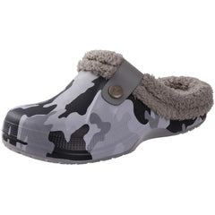 Warm UGG Clogs Slippers Women's Men's EVA Waterproof Non-slip_Camouflage color