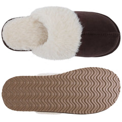 UGG Fuzzy Slippers Women's Men's Premium Sheepskin Scuffs About Camping