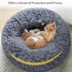 Dog Bed Calming Cat Bed Super Soft Fluffy Washable Anti-Anxiety 40-90cm About Camping